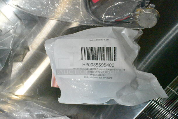 4 BRAND NEW SCRATCH AND DENT! Items Including HP0085738900 Vulcan 00-857389-00001 Potentiometer, HP0085595400 Vulcan 00-855954-00001 Pressure Gauge -30-150 1/4, HP0041084000 Vulcan 00-410840-00002 Control,Hi-Limit W, HP0085738800 Vulcan 00-857388-00001 Thermocouple. 4 Times Your Bid!  - Image 4 of 6