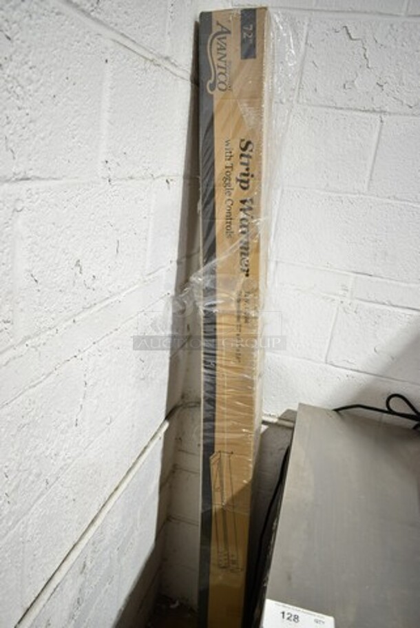 BRAND NEW IN BOX! Avantco 177SW72TCP Stainless Steel Commercial 72" High Wattage Strip Warmer with Toggle Controls. 120 Volts, 1 Phase. - Image 2 of 3