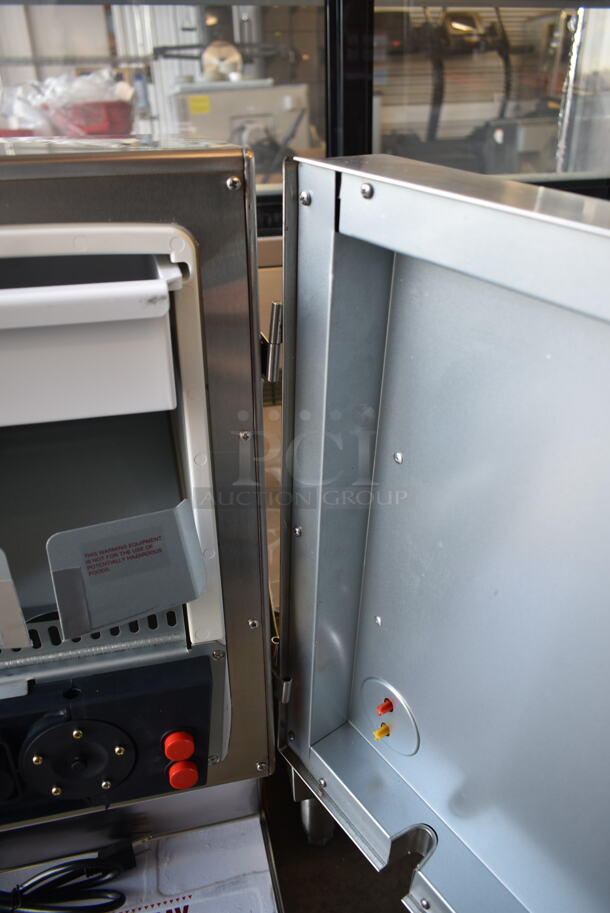 BRAND NEW SCRATCH AND DENT! 2023 Carnival King 382CD450 Stainless Steel Commercial Countertop Dual Peristaltic Chili and Cheese Sauce Dispenser. 120 Volts, 1 Phase. Tested and Working! - Image 8 of 10