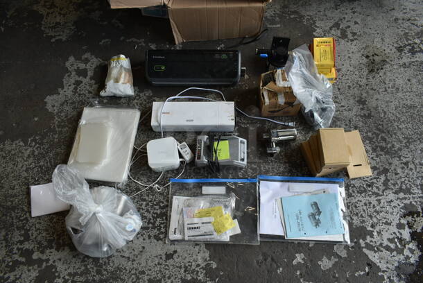 ALL ONE MONEY! Lot of Various Items Including Gas Connectors, FoodSaver Vacuum Food Packaging Unit and Battery Charger - Image 2 of 12