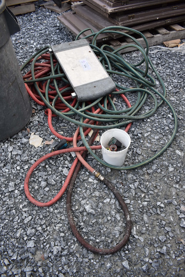 ALL ONE MONEY! Lot of 2 Hoses and Metal Piece - Image 4 of 7
