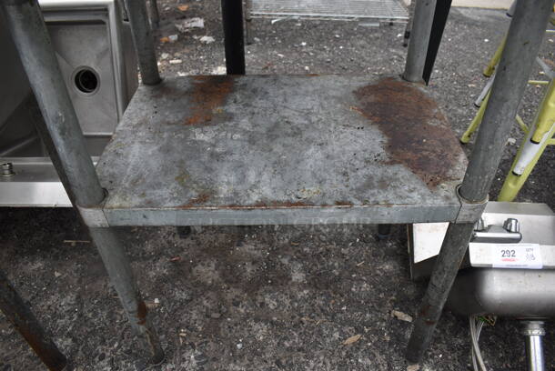 Stainless Steel Table w/ Metal Under Shelf. 30x24x36 - Image 3 of 3