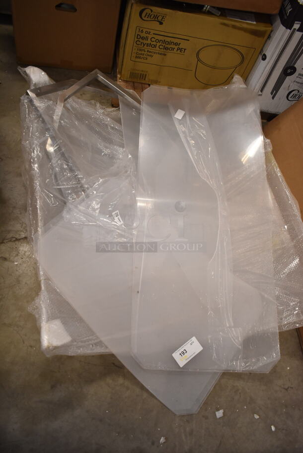 ALL ONE MONEY! Lot of Poly Sheets and Metal Frames - Image 3 of 6
