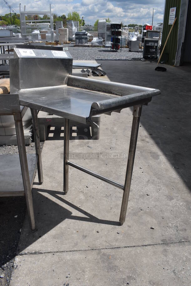 Advance Tabco Stainless Steel Commercial Right Side Clean Side Dishwasher Table. - Image 2 of 5