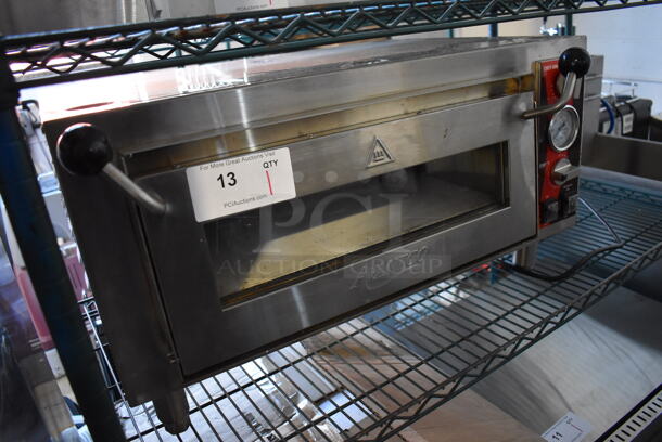 Avantco 177DPO18S Stainless Steel Commercial Countertop Electric Powered Single Deck Pizza Oven w/ Cooking Stone. 120 Volts, 1 Phase. 28x24x16.5 - Image 3 of 6