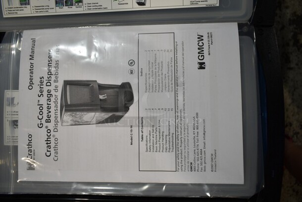 BRAND NEW SCRATCH AND DENT! 2022 Crathco C-3D-16 Metal Commercial Countertop G-Cool Focus Flavor Triple Bowl Premix Cold Beverage Dispenser with (1) 5 Gallon Hopper and (2) 2.4 Gallon Hoppers. 115 Volts, 1 Phase. Tested and Working! - Image 5 of 10