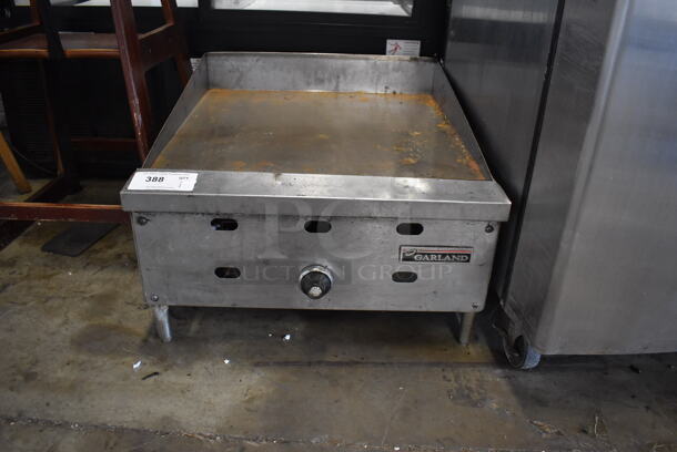 Garland Stainless Steel Commercial Countertop Natural Gas Powered Flat Top Griddle. 24x27x17 - Image 2 of 5