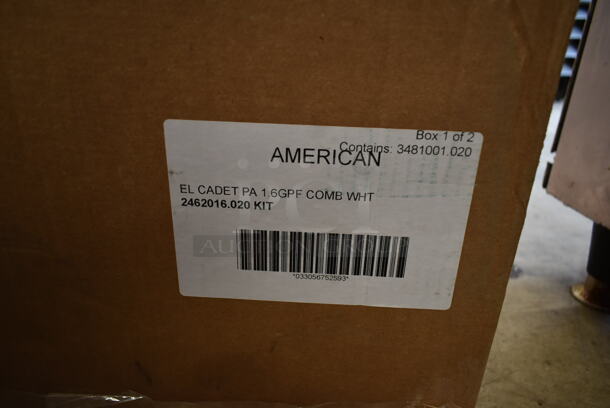 BRAND NEW SCRATCH AND DENT! American Standard 2462016.020 Cadet 1.6 GPF 2-Piece Elongated Toilet with 12-in Rough-In, 30.25" Length x 20.5" Width x 29.25" Height, White. Does Not Come w/ Tank. - Image 3 of 6