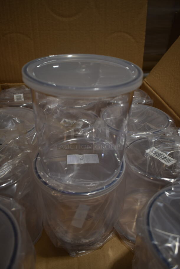 BRAND NEW IN BOX! 12 Houston TX Crock CR-0120-CLEAR Salad Crock. - Image 3 of 6