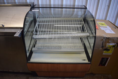 Federal Metal Commercial Floor Style Dry Display Case Merchandiser. 36x34x42