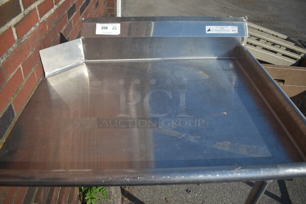KCS Commercial Stainless Steel Dishwasher Table On Galvanized Legs - Image 3 of 6