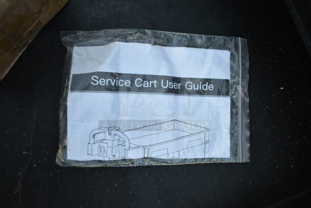 BRAND NEW SCRATCH AND DENT! All One Money! Lot of Pieces to Black Poly Cart - Image 5 of 5