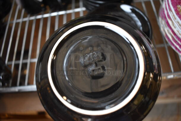 18 Black Ceramic Saucers. 4.5x4.5x1. 18 Times Your Bid! - Image 3 of 3