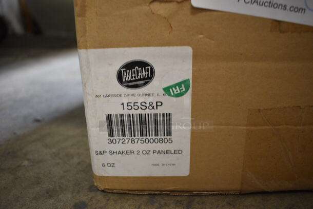 48 BRAND NEW IN BOX! Tablecraft Salt / Pepper Shakers. 1.5x1.5x3.5. 48 Times Your Bid! - Image 3 of 4