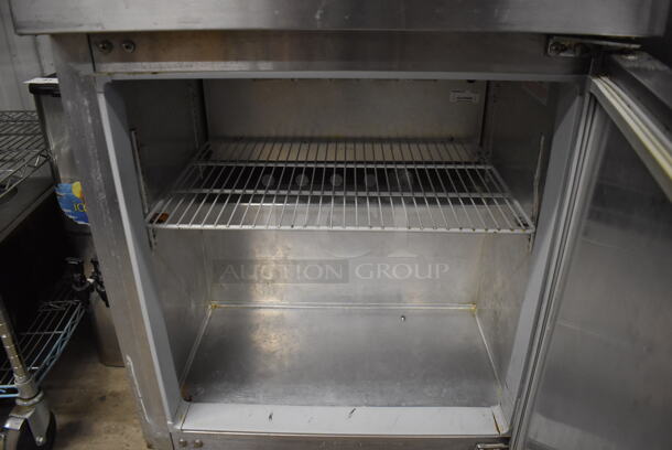Continental SWF27 Stainless Steel Commercial Single Door Undercounter Freezer on Commercial Casters. 115 Volts, 1 Phase. 27.5x30x35. Tested and Powers On But Does Not Get Cold - Image 4 of 5