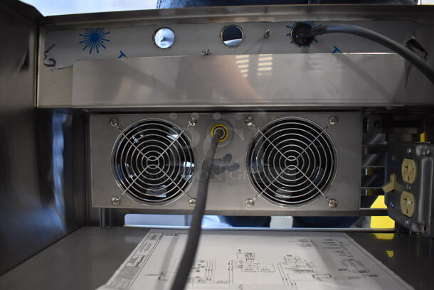 BRAND NEW SCRATCH AND DENT! 2022 Omniteam Low Voltage Lighting Refer Base and Cold Pans 4 Drawer Chef Base w/ Refrigerated Drop In. 208-230 Volt 1 Phase - Image 6 of 10