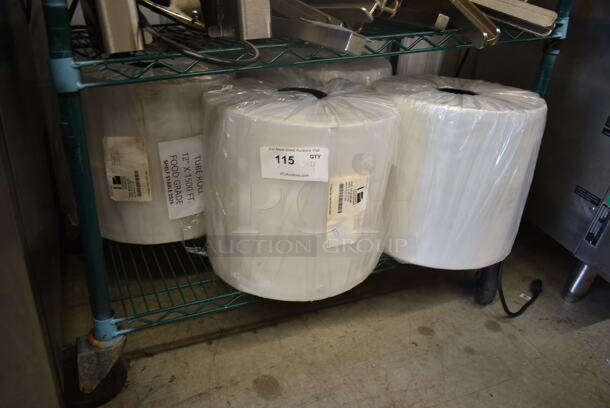 4 BRAND NEW Provident Packaging 4 Mil Poly Bag Tube Roll. 4 Times Your Bid! - Image 2 of 4