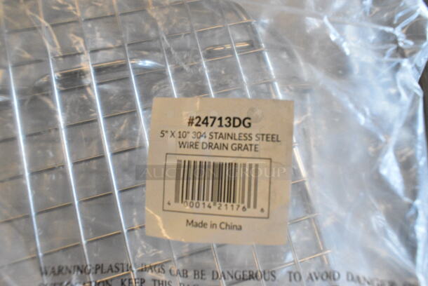 13 BRAND NEW SCRATCH AND DENT! Items Including 24713DG Vigor 5" x 10" Third Size Footed Stainless Steel Wire Pan Grate for Steam Table Pan. 13 Times Your Bid!  - Image 4 of 4