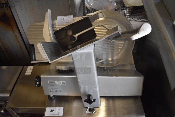 Bizerba Stainless Steel Commercial Countertop Meat Slicer. 120 Volts, 1 Phase. 27x24x22. Tested and Working!