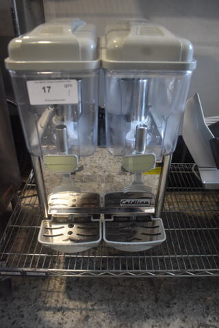 Coldline Royal-2P Commercial Electric Countertop 2 Bowl Juice Dispenser. 120V. Tested and Working!