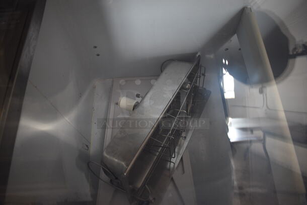 Stainless Steel Commercial Floor Style Ice Cream Dipping Cabinet w/ 1 Rear Clear Lid and Dipwell. 67.5x29x52.5. Tested and Working! - Image 6 of 7