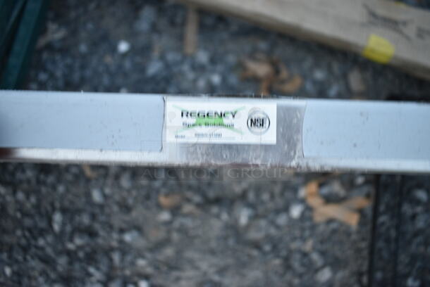 BRAND NEW SCRATCH AND DENT! All One Money! Lot of Various Items Including Black Wire Shelf, Green Shelf Frames and Metal Pieces - Image 7 of 9