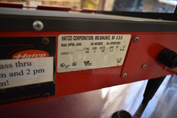 Hatco GRPWS-2418D Metal Commercial Countertop Electric Powered 2 Tier Warming Display Case. 120 Volts, 1 Phase. Tested and Working! - Image 5 of 5