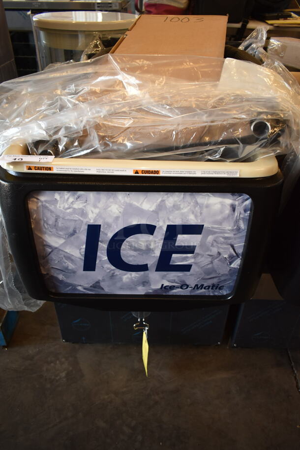 BRAND NEW SCRATCH AND DENT! Ice-O-Matic IOD150 Metal Commercial Countertop 22" Wide Countertop Ice Dispenser 150 lb. Capacity. 115 Volts, 1 Phase.  - Image 2 of 6