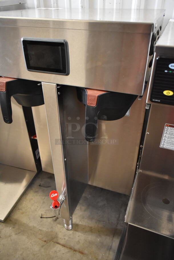 BRAND NEW SCRATCH AND DENT! Curtis G4TP2T10A3100 Stainless Steel Commercial Countertop Double Coffee Machine w/ Hot Water Dispenser and 2 Poly Brew Baskets. 220 Volts, 1 Phase. - Image 4 of 9