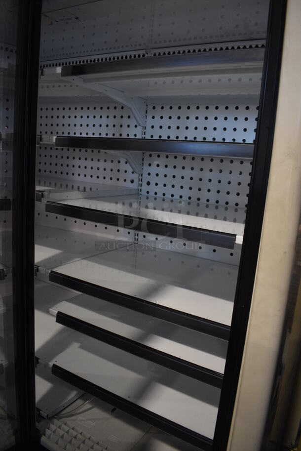 Zero Zone Model 2RHZC30 Metal Commercial 2 Door Reach In Cooler Merchandiser w/ Racks. Comes w/ Remote Compressor. 115/208-230 Volts, 1 Phase. 66x38x80 - Image 6 of 7