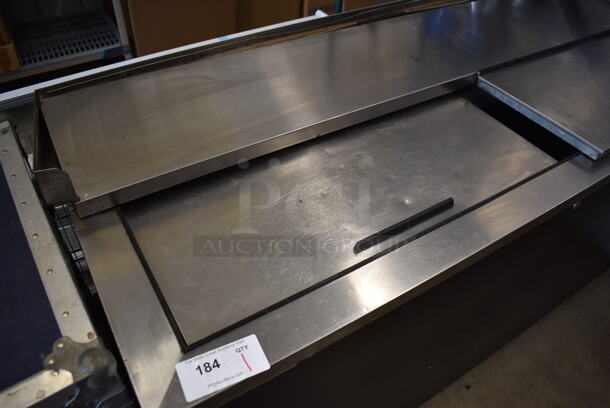 Beverage Air DW64-B Stainless Steel Commercial Bottled Back Bar Cooler w/ 2 Sliding Lids. 115 Volts, 1 Phase. 65x27.5x33. Tested and Powers On But Does Not Get Cold - Image 2 of 6