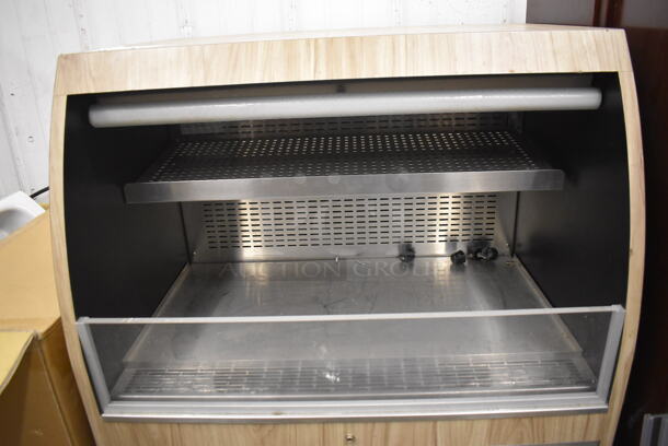 QBD WC3034 Metal Commercial Floor Style Open Grab N Go Merchandiser. 120 Volts, 1 Phase. 30x23x33. Tested and Powers On But Temps at 48 Degrees - Image 8 of 9
