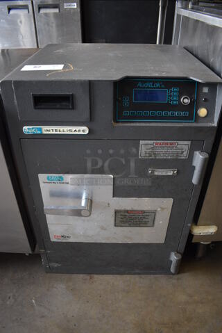 NKL AuditLok Black Metal Single Compartment Safe. Does Not Come w/ Combination. 20x19x29