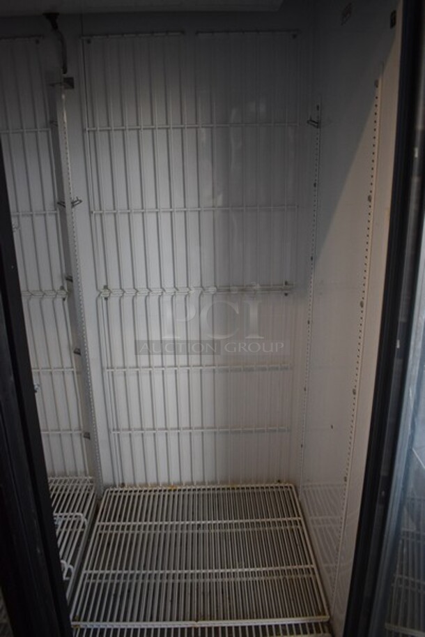 2013 True Model GDM-49F-LD Metal Commercial 2 Glass Door Reach In Freezer Merchandiser w/ Poly Coated Racks. 115/208-230 Volts, 1 Phase. 54x30x76.5. - Image 6 of 6