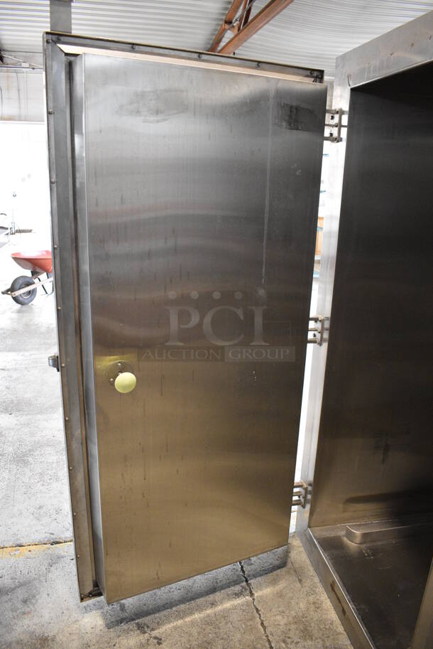 Martin / Baron Model MBI 1-18-0002-19 Stainless Steel Commercial Floor Style Nitrogen Blast Freezer. 230 Volts, 3 Phase. 54x42x72  - Image 6 of 6