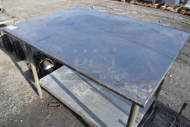 Stainless Steel Table w/ Metal Under Shelf. 48x36x35 - Image 3 of 5