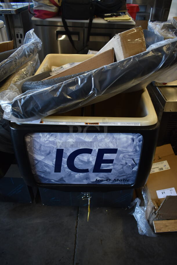 BRAND NEW SCRATCH AND DENT! Ice-O-Matic IOD150 Metal Commercial Countertop 22" Wide Countertop Ice Dispenser 150 lb. Capacity. 115 Volts, 1 Phase.  - Image 2 of 7