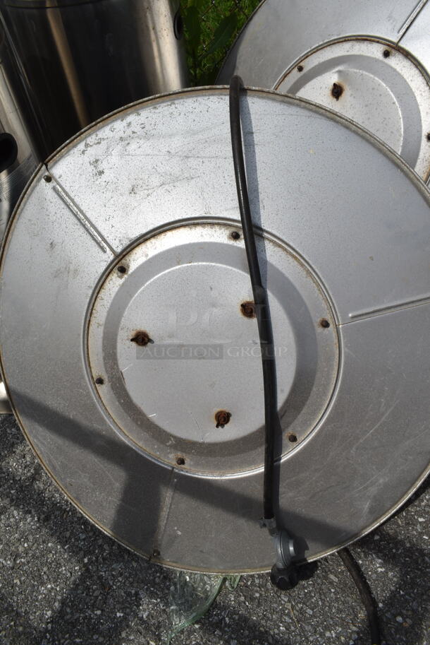 Seasonal Trends HSS-A-SS Metal Propane Gas Powered Outdoor Patio Heater. Top Piece is Not Attached. 41,000 BTU.  - Image 2 of 3