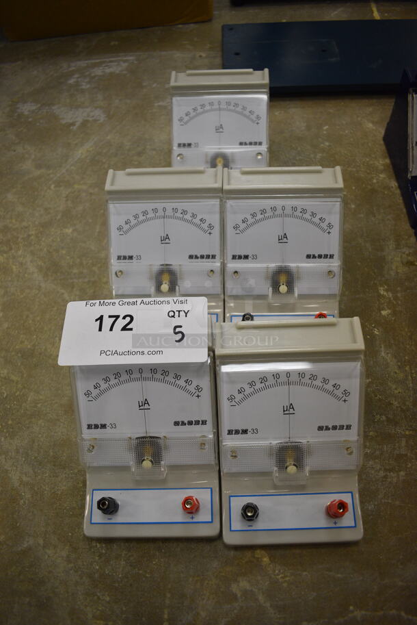 Globe EDM-33 Volt Meter in White. 5 Times Your Bid! (Main Building) - Image 1 of 3
