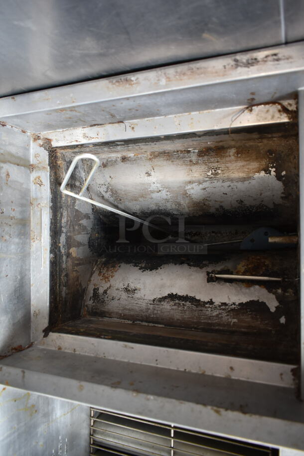 2014 Frymaster GF14SD Stainless Steel Commercial Floor Style Natural Gas Powered Deep Fat Fryer on Commercial Casters. 100,000 BTU. - Image 3 of 6