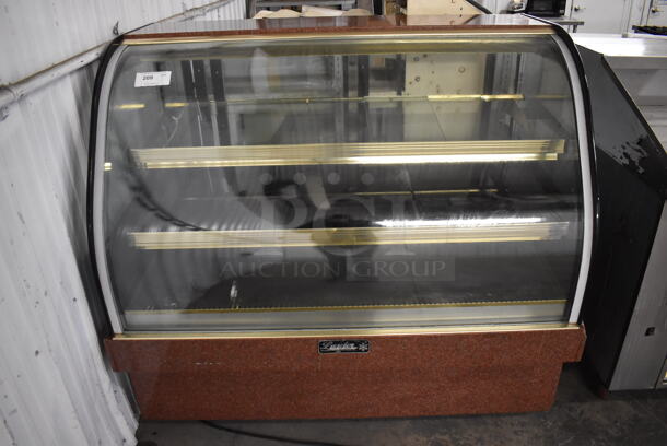 2015 Leader MCB57 SC Metal Commercial Floor Style Deli Display Case Merchandiser. 115 Volts, 1 Phase. 56x35x51. Tested and Working!