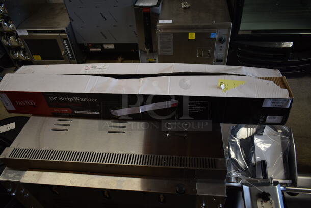 BRAND NEW SCRATCH AND DENT! Avantco 177SW48T 48" High Wattage Strip Warmer with On/Off Toggle Controls. 120 Volts, 1 Phase.  - Image 2 of 6