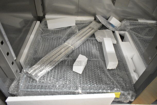 BRAND NEW SCRATCH AND DENT! 2023 Avantco 178Z2F4K Stainless Steel 54" Solid Half Door Stainless Steel Reach-In Freezer. 115 Volts, 1 Phase.  Tested and Powers On But Does Not Get Cold - Image 8 of 10