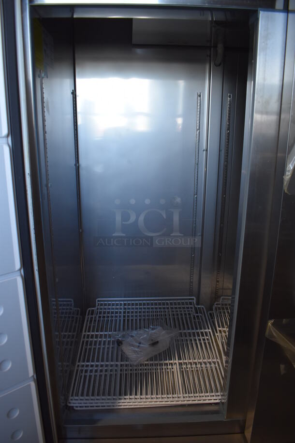 LIKE NEW! Kool-it KB54R ENERGY STAR Stainless Steel Commercial 2 Door Reach In Cooler w/ Poly Coated Racks. 115 Volts, 1 Phase. Unit Has Only Been Used a Few Times! Tested and Working! - Image 4 of 7
