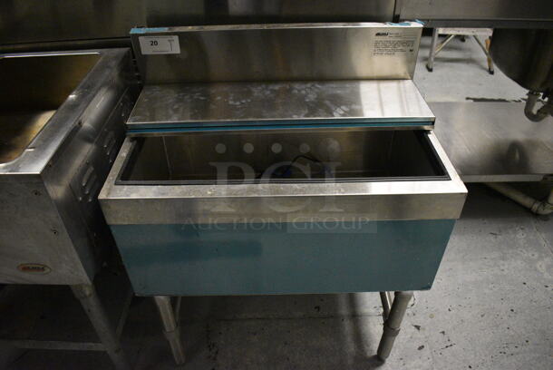 Eagle B30IC-19 Stainless Steel Commercial Ice Bin w/ Back Splash and Lid. 30x19x36.5. (kitchen) - Image 1 of 6