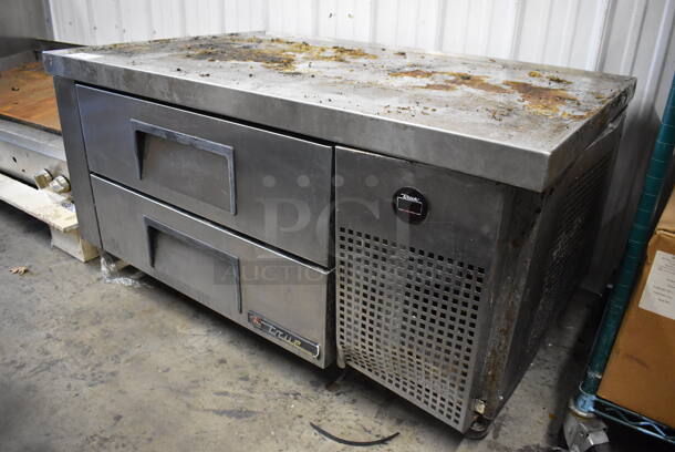 True Stainless Steel Commercial 2 Drawer Chef Base on Commercial Casters. 115 Volts, 1 Phase. 48.5x32x25. Cannot Test Due To Missing Power Cord - Image 3 of 6