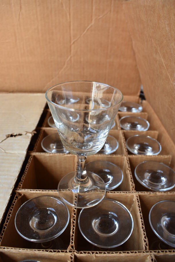 36 BRAND NEW IN BOX! Libbey 3770 Embassy 4.5 oz Cocktail Glasses. 3x3x5. 36 Times Your Bid!