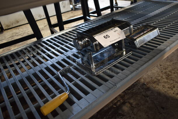 Stainless Steel Countertop Manual Pasta Machine w/ Extra Blade. - Image 2 of 5