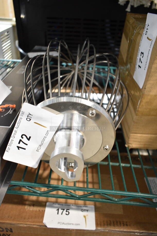 BRAND NEW SCRATCH AND DENT! Avantco 177MX20WHIP Metal Commercial Whisk Attachment for Mixer.  - Image 3 of 5