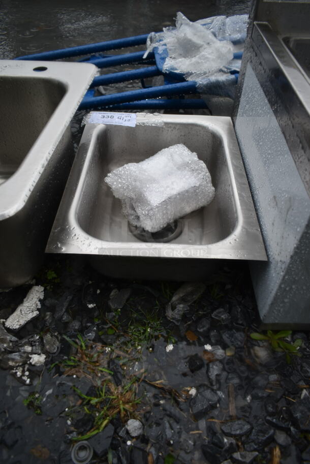 BRAND NEW SCRATCH AND DENT! Stainless Steel Single Bay Drop In Sink Basin - Image 1 of 3